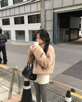 ミンククロップファージャケット