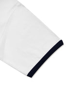 UNISEX Overfit Puppy Surfing Ringer Short Sleeve T-Shirt White (FCE2TS401M)