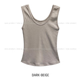 [U-BAISC] Fog solid sleeveless
