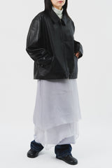Storm Leather Zip Jacket