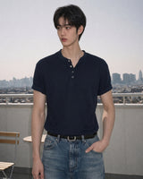 (M's) Allday Henley Neck T-shirt