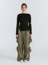 POCKET CARGO PANTS / KHAKI