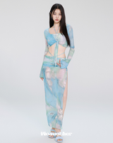 Watercolor 4Piece Bikini Set