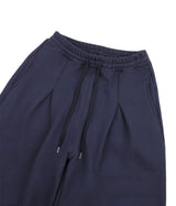 Star Lettering Patch Sweat Pants - Navy