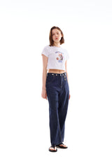 ラビットキャットクロップTシャツ