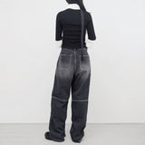 (Unisex) Liza Pocket Wide Denim Pants