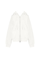 [ Pre-order ] 09ナンバリングフーディドジップアップ ホワイト