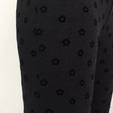 [MADE] コロベルベットフラワーレイヤードブーツカットニットパンツ