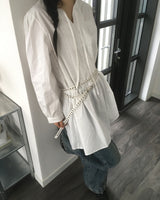 Menin Pintuck Mini Dress