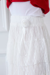 UNBALANCE HEMLINE SKIRT