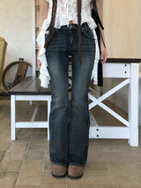 Bridget Gradient Washing Bootcut Denim Pants
