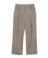 Yogis Wide-Fit Single-Tuck Corduroy Pants