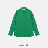 LMN フレンドアイスコットンリネンオーバーサイズフィットシャツ (10 colors)