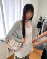 Mookin dot buckle pocket backpack