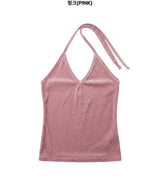 Dono Velvet Halter Tank