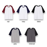 ベーシックラグランショートスリーブTシャツ