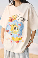 アップルツリースケッチTシャツ