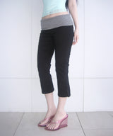 stripe folding capri pt