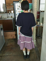 [unisex] モンゾレイヤードポケットボクシー半袖Tシャツ