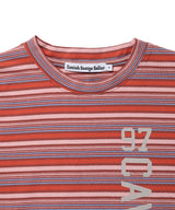 グラノーラ ストライプド LS Tシャツ ピンク(CV2GFFT555A)