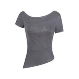 Roxy Rhinestone Off Tee