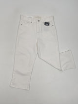 202 Slit Cotton Capri Pants