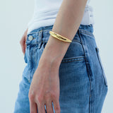 【MADE】 Gold moon bangle