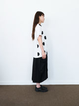 ephy wrinkle banding skirt