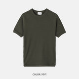 LMN Tamer Raglan Ribbed Muscle Short-Sleeved T-shirt (5 colors)
