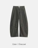 No.1370 Rダートワイドコットンスナップパンツ (3color)