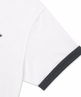 レイヤードロールアップクロップドTシャツ - ホワイト