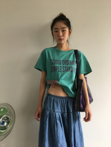 Mori denim long skirt (1color)