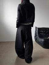 High neck short coat(2color)