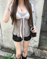 Dark cross shorts