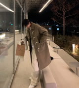  Liu Wool Overfit Duffel Coat