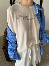 ガーデンワッフルレースTシャツ