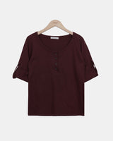 Enda Roll-Up 7-Sleeve T-Shirt