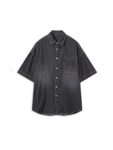 ディープオーシャンデニムセットアップシャツ　２色