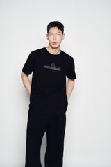 25SS ROUNDING SYMBOL LOGO SHORT SLEEVE T-SHIRT BLACK
