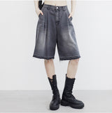 Oban Pintuck Damage Bermuda Pants