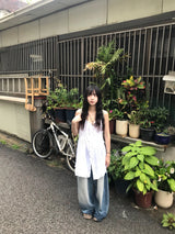 プルーレイヤードワンピース