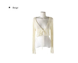 Berin Short Vintage Mesh Knit Cardigan