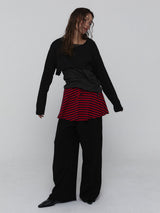 Cotton Cropped Top_Black