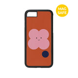 【MADE】シェイププレイ!_オレンジクローバーiPhoneケース [グロッシーグラス/Magsafe]