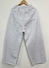 (SIZE OPTION♥/FLEECE🔥) プリーツメイドトレーニングエラスティックウエストロングパンツ