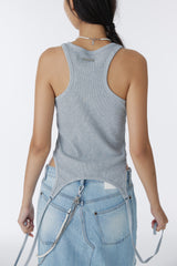 D-RING TWO-WAY TANK TOP (GRAY)
