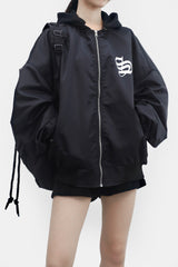 (Unisex) ロマオフーデッドエアリアルジャンパー