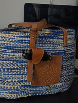 [Real Leather] ステッチクリップサングラスホルダー
