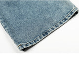 RinFeng Embroidery Wide Denim Pants 233317173