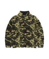 CAMO FLEECE JACKET_GREEN